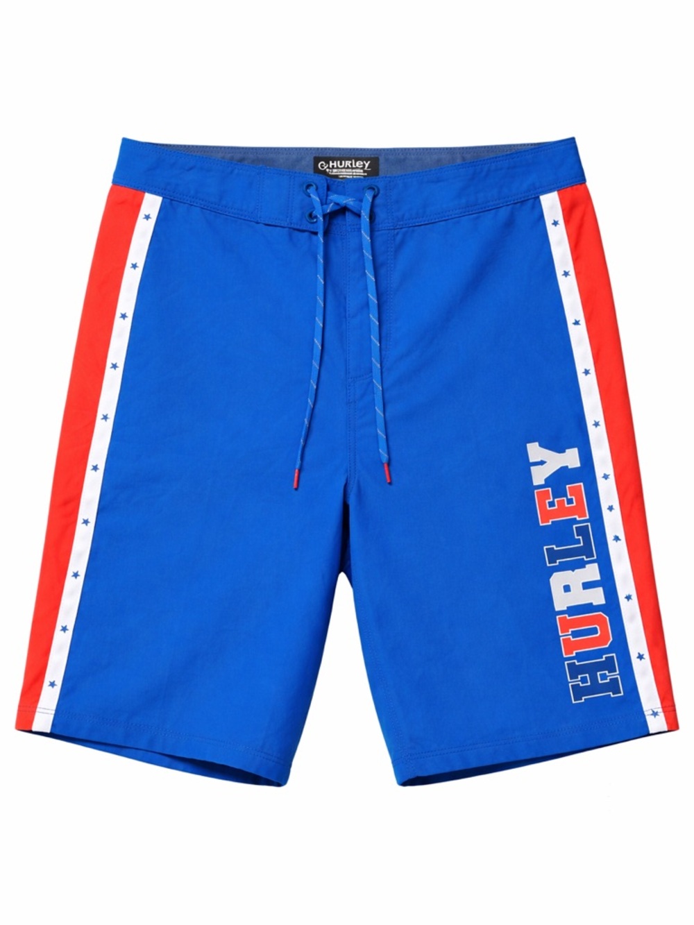 Hurley Board Shorts Blue Red USA Swim Trunks Men’s Size 28